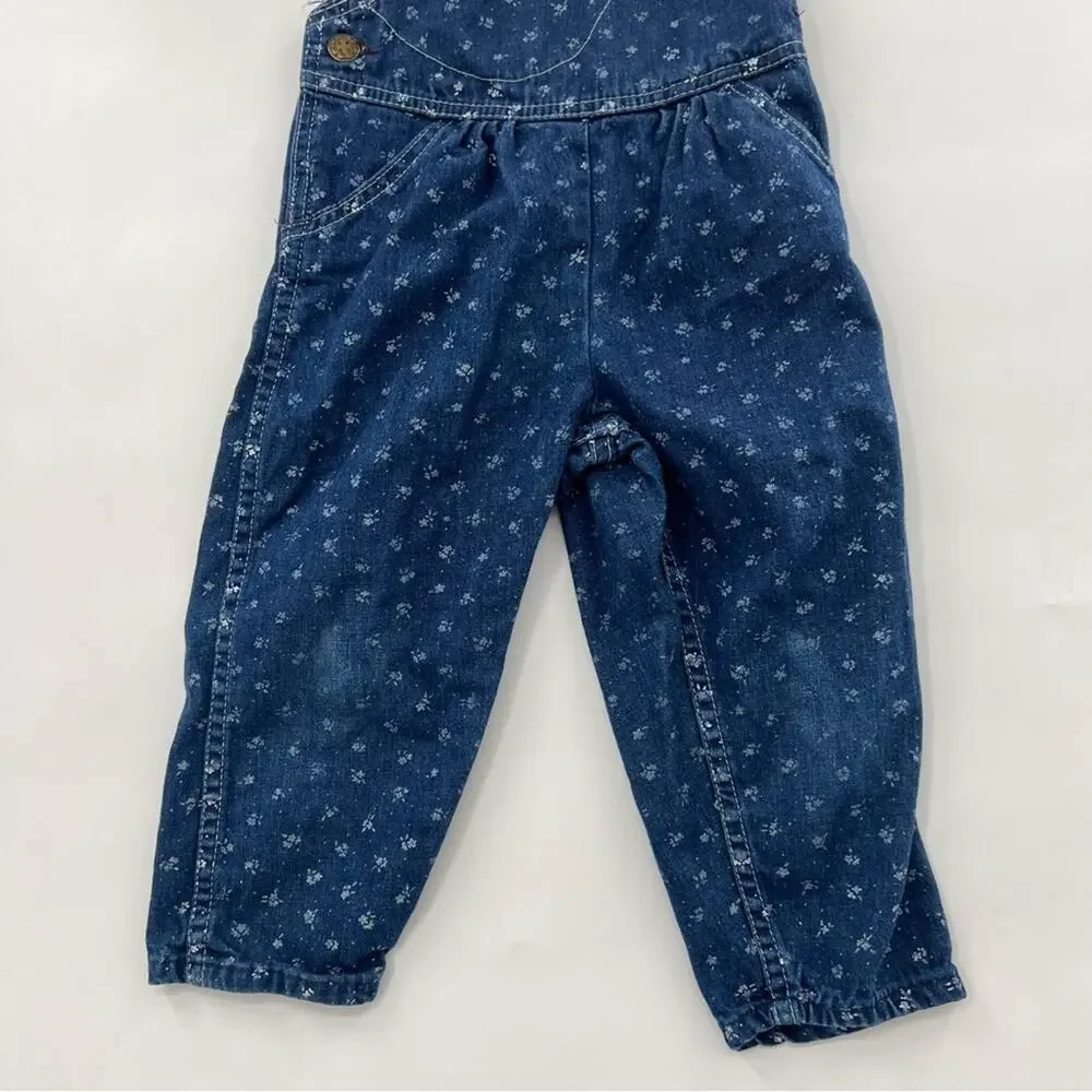 Vintage Oshkosh B’Gosh Lace Pocket Overalls Jean Denim